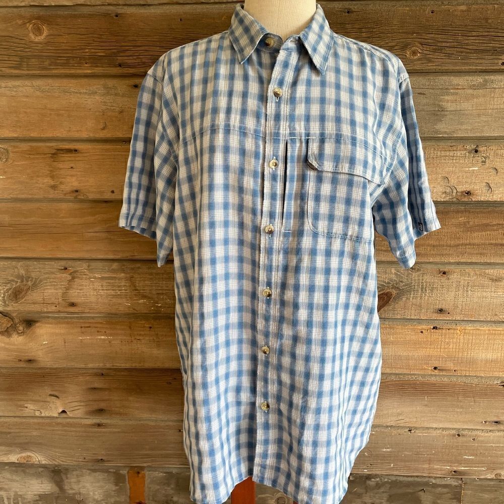 North Face Button Down Shirt Size L EUC